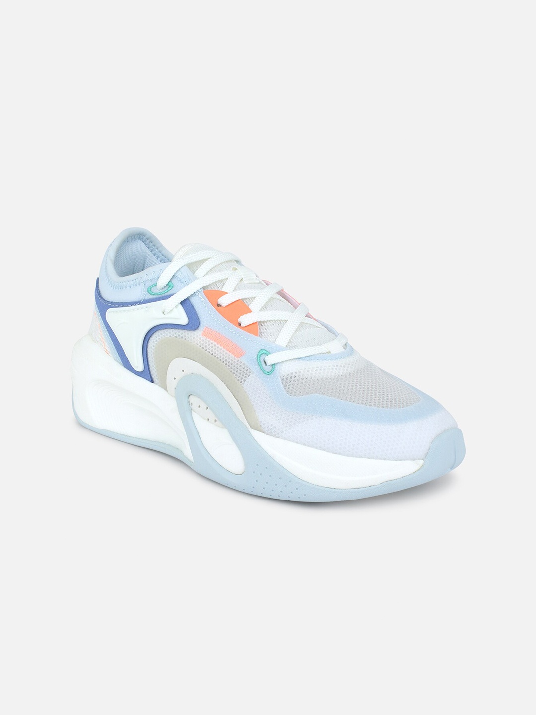

Anta Women White Mesh Aerobics Non-Marking Shoes
