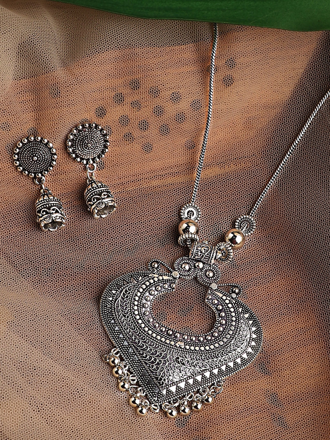 

Anouk Silver-Plated Oxidized Jewellery Set