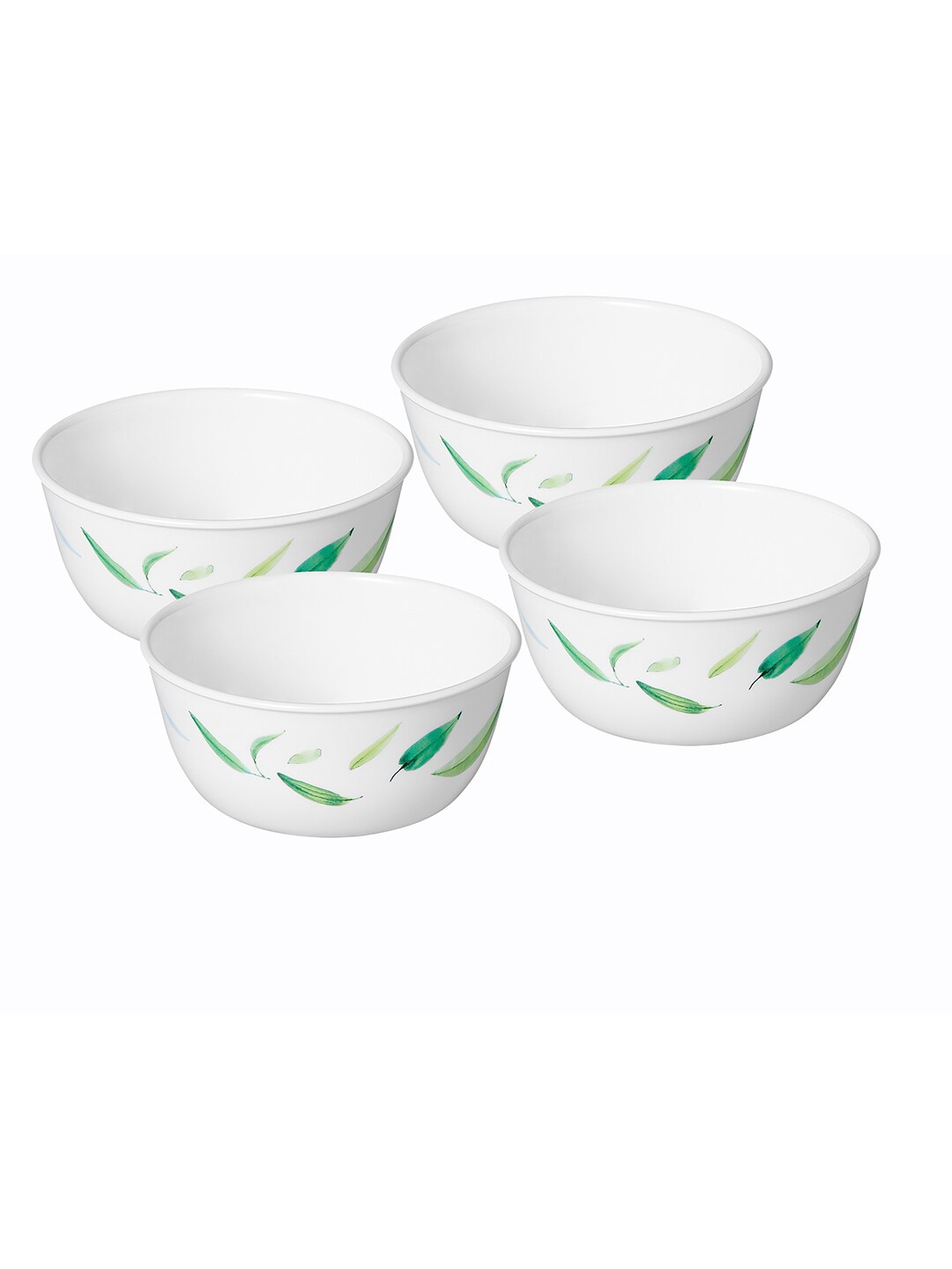 

Corelle Pack of 6 Asia Collection Dancing Leaves Soup Bowl 355 ml, White