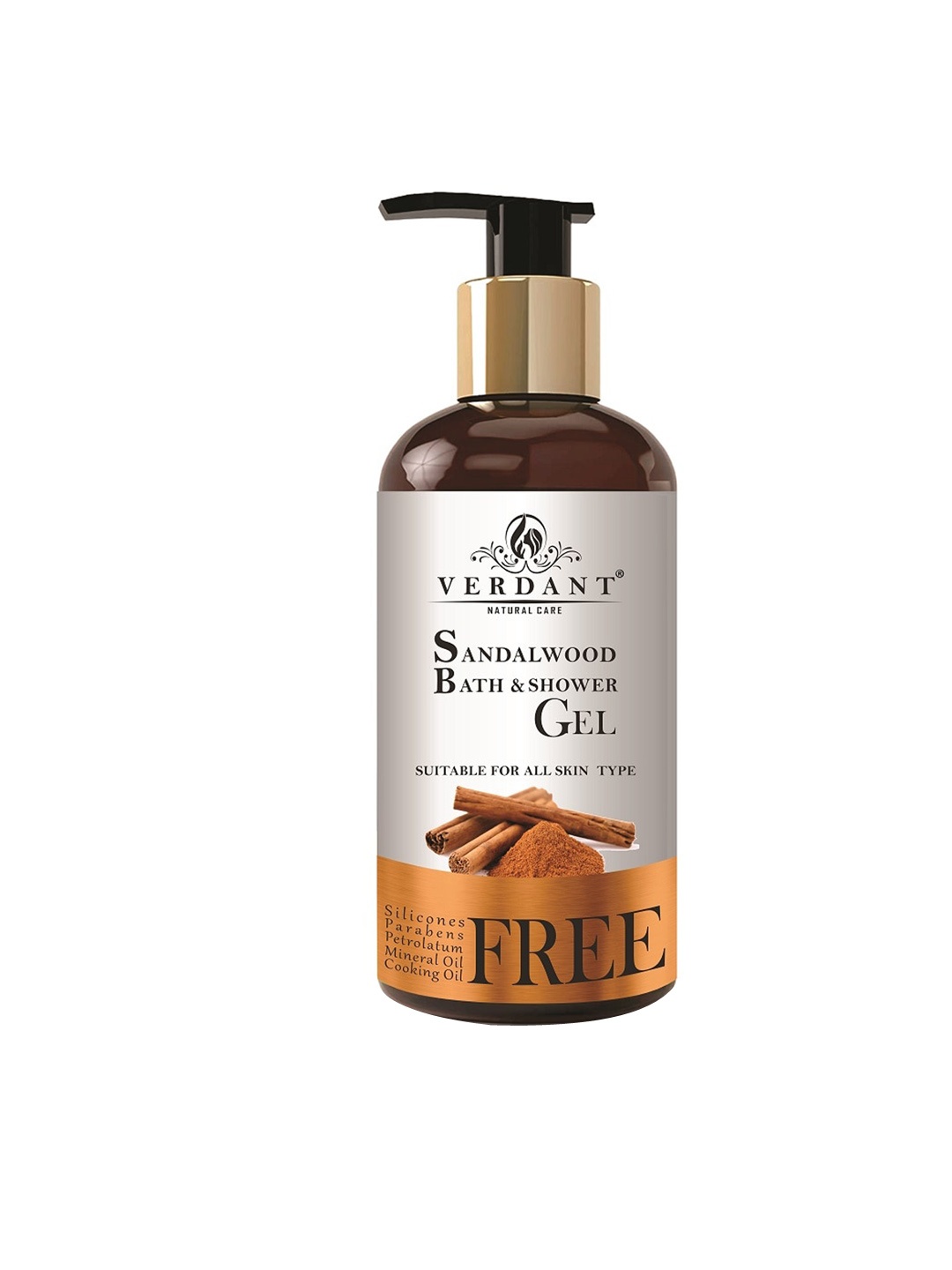 

Verdant Natural Care Sandalwood Body Wash, Shower Gel - 300 ml, Na
