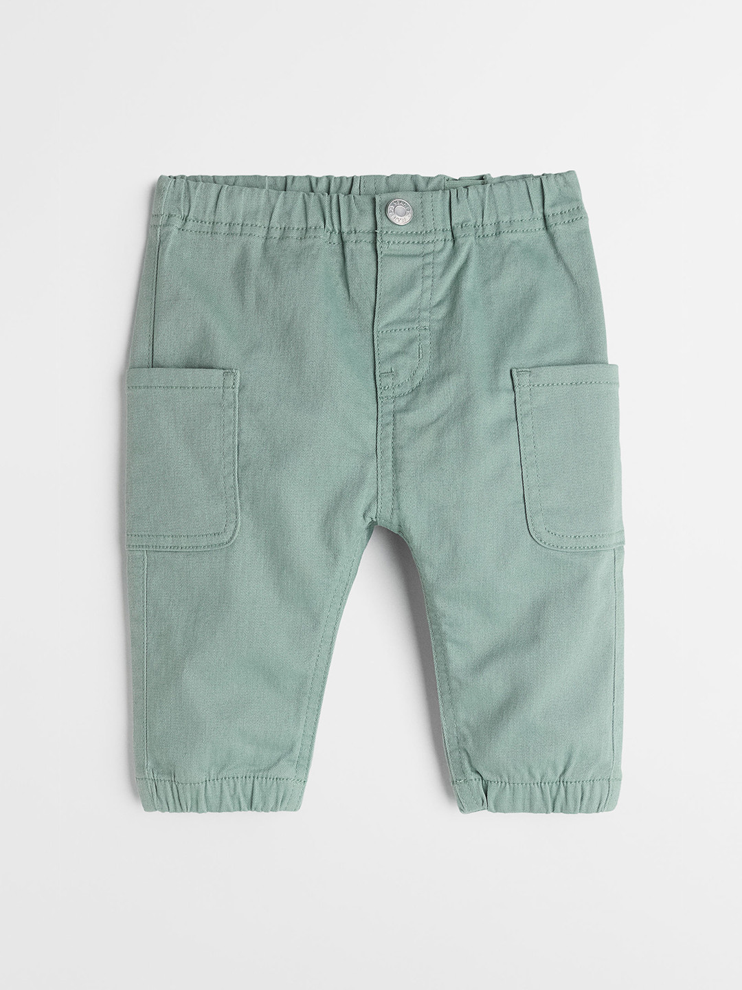 

H&M Boys Green Twill Trousers with Leg Pockets