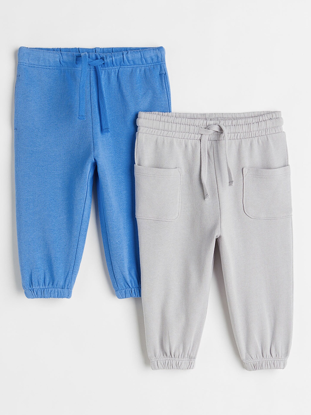 

H&M Boys Blue & Grey 2-Pack Cotton Joggers