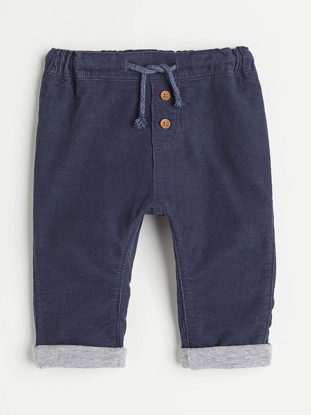 

H&M Boys Blue Fully Lined Corduroy Trousers