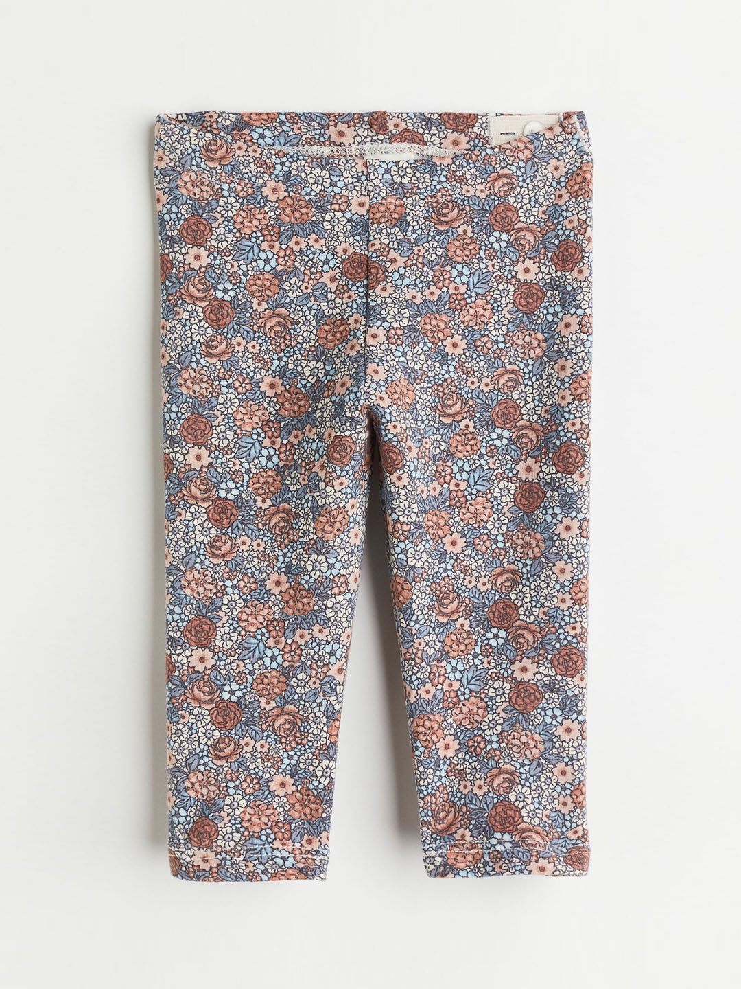 

H&M Infants Girls Blue & Pink Cotton leggings