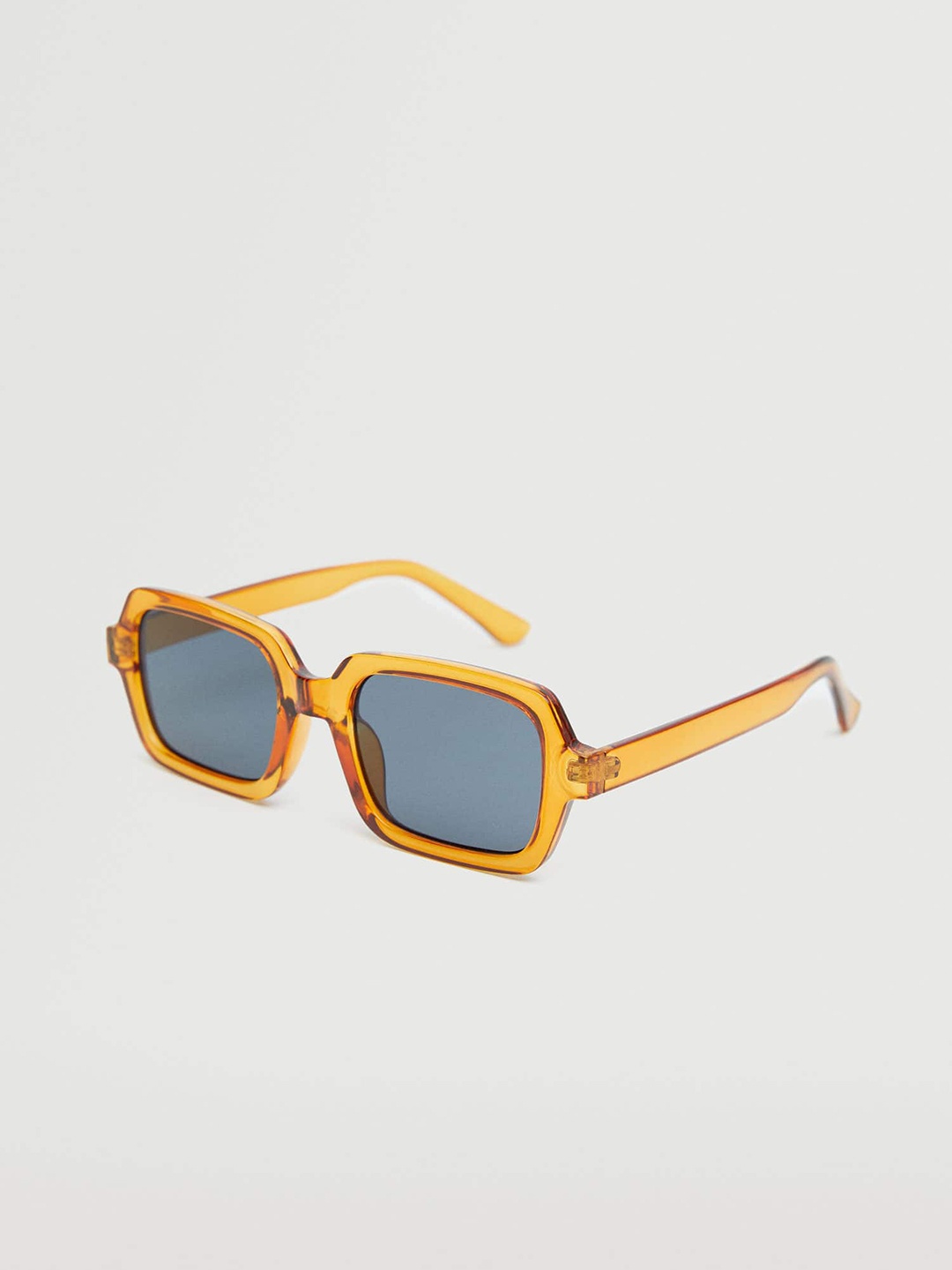 

MANGO Women Rectangle Sunglasses with UV Protected Lens 37043254, Blue