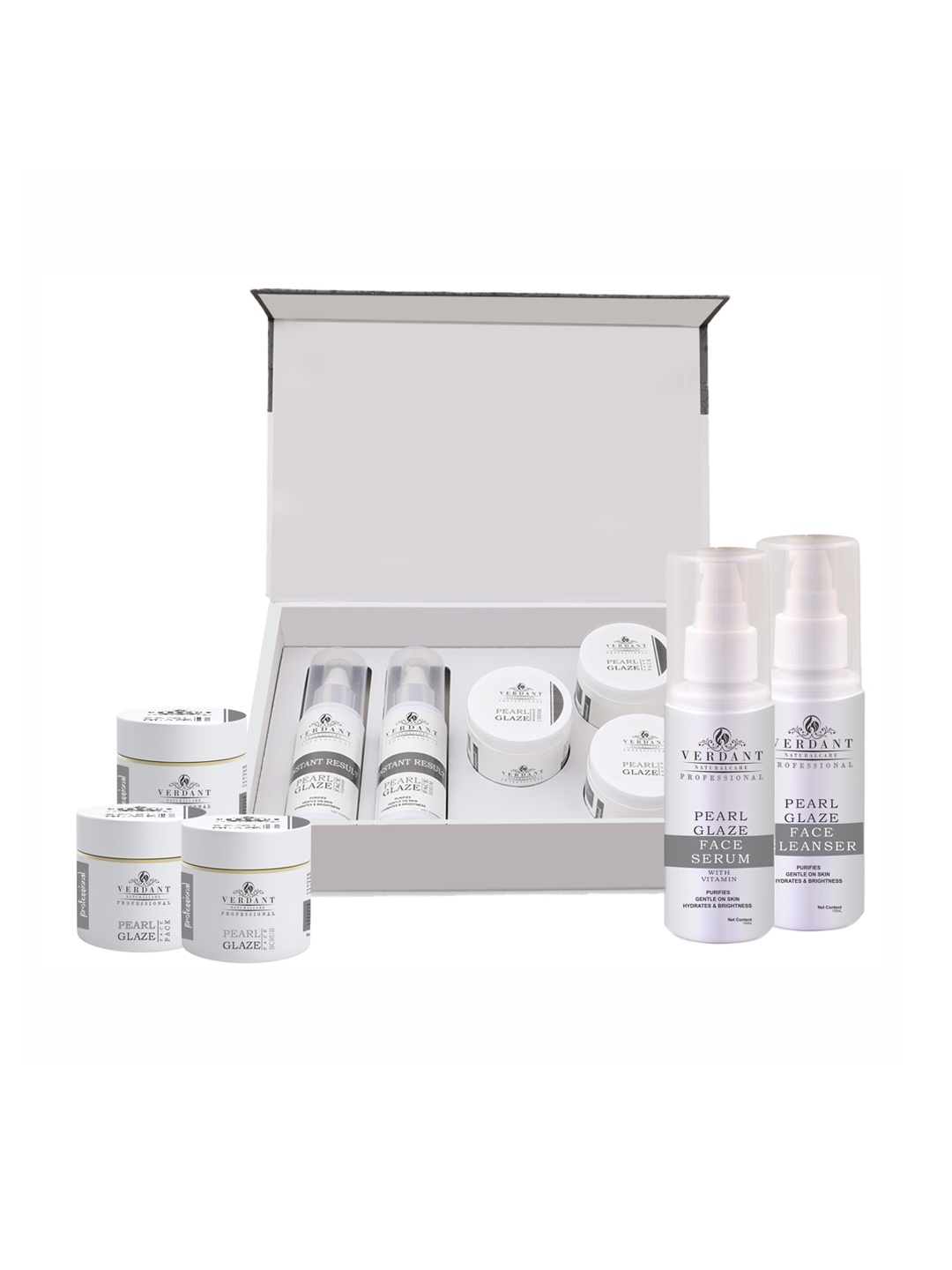 

Verdant Natural Care 5-in-1 Pearl Facial Kit - 500g, White