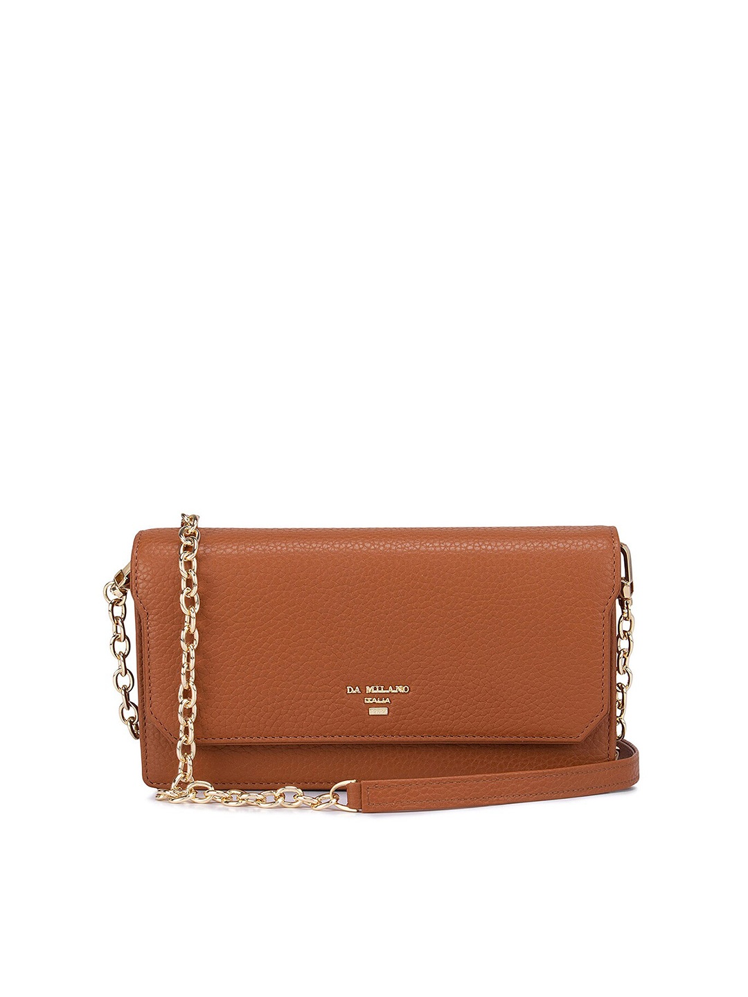 

Da Milano Women Brown Textured Leather Three Fold Wallet