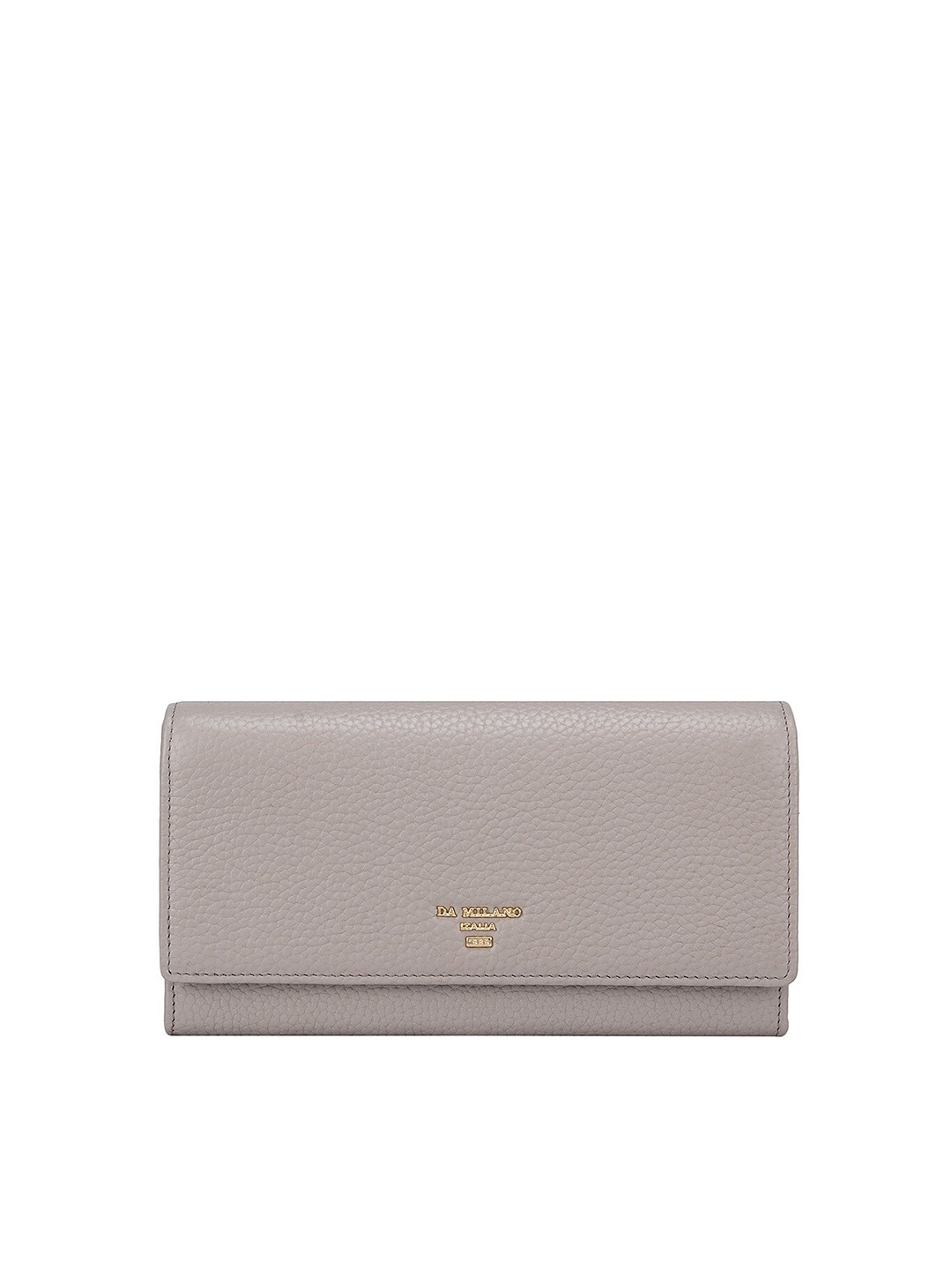 

Da Milano Women Beige Textured Leather Two Fold Wallet