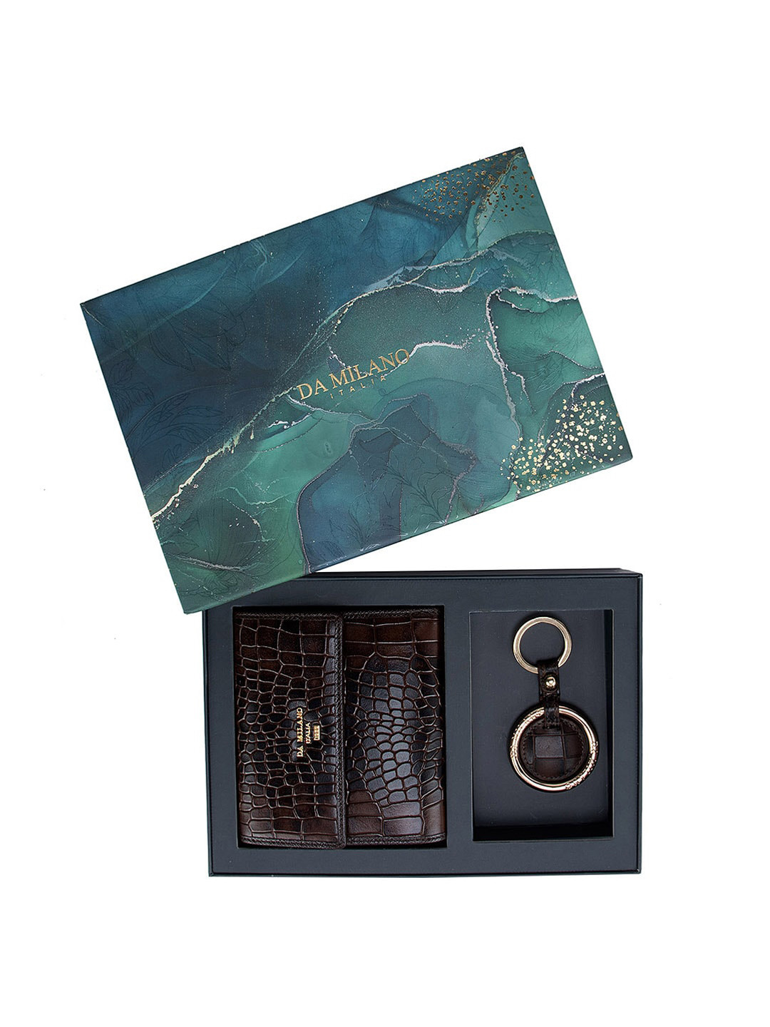 

Da Milano Women Brown Textured Accessory Gift Set
