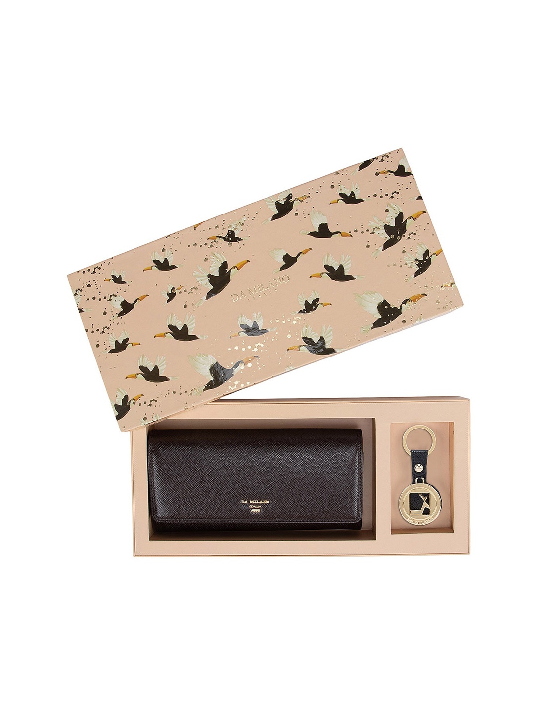 

Da Milano Women Brown Solid Leather Accessory Gift Set