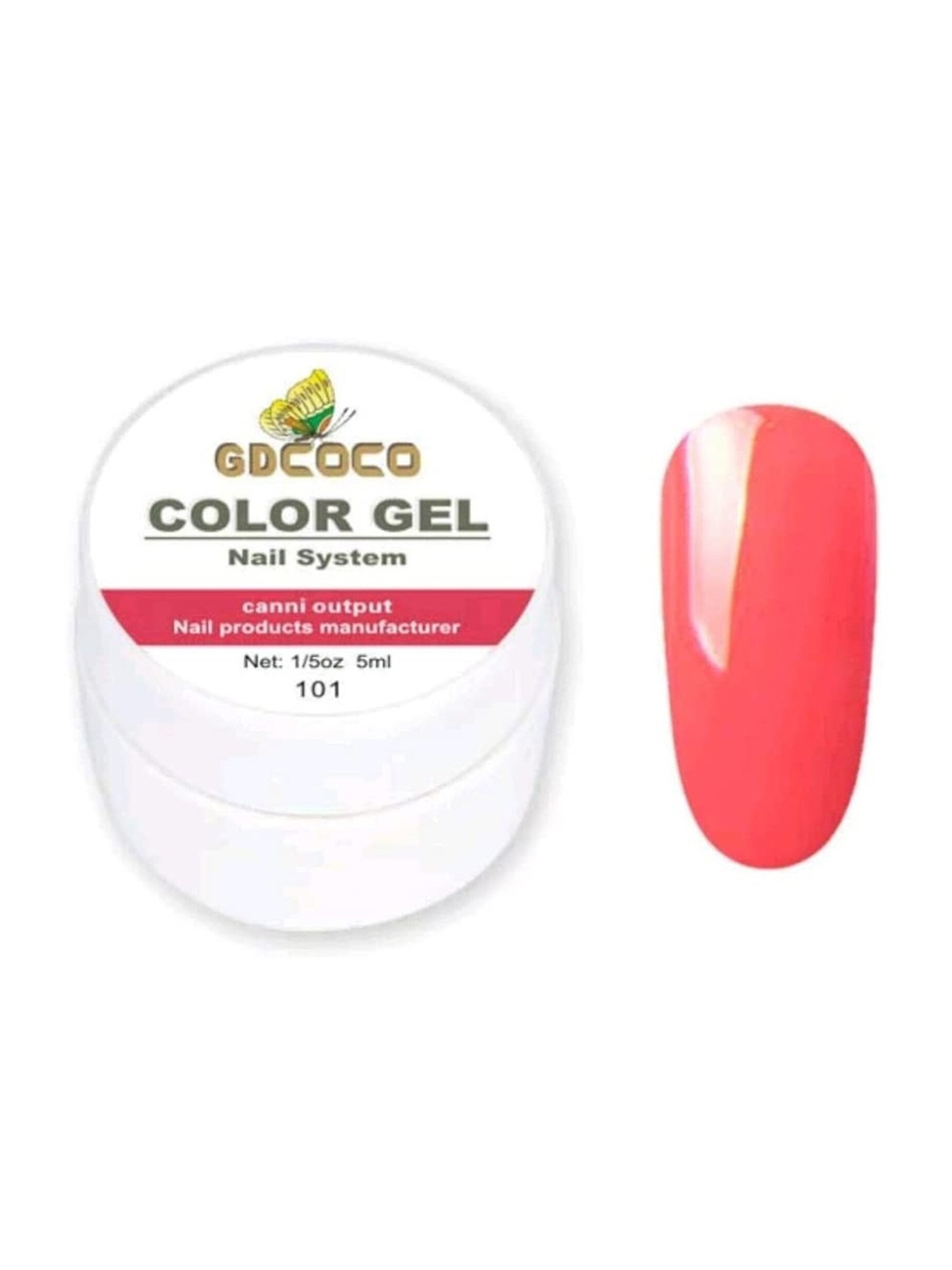 

GDCOCO UV Color Gel Nail Polish 5ml, Pink