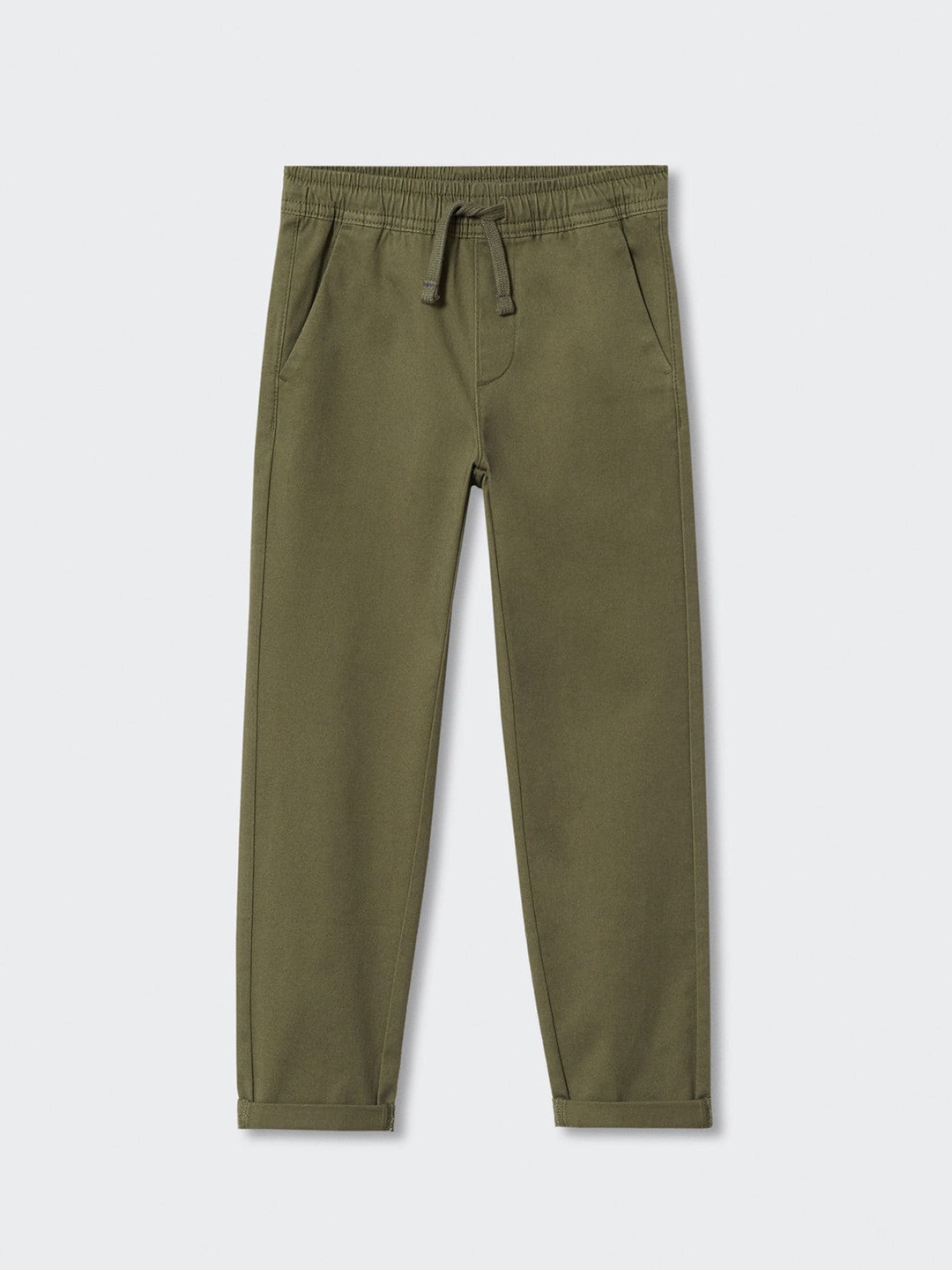 

Mango Kids Boys Sustainable Regular Trousers, Olive