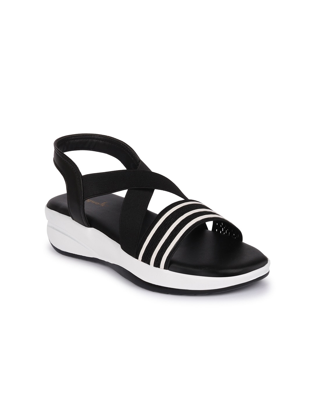 

Longwalk Black Wedge Sandals