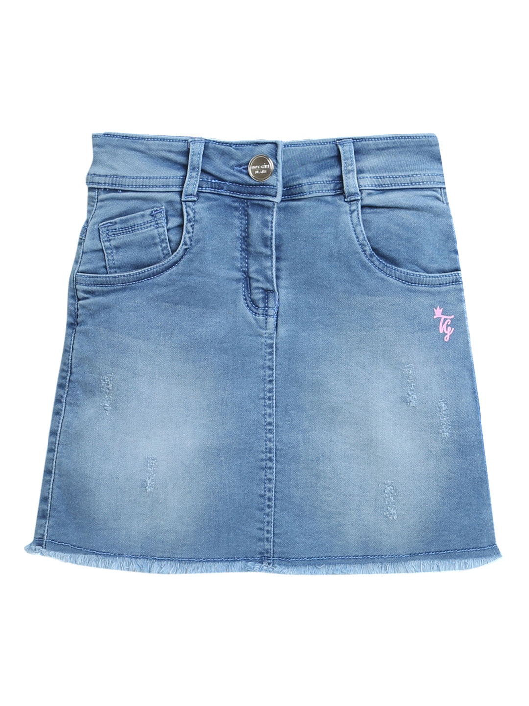 

Tiny Girl Girls Blue Cotton Mini Denim Skirt