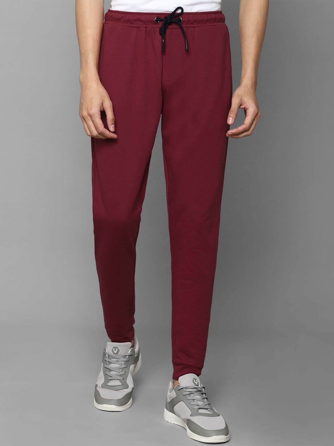 

Allen Solly Men Maroon Solid Joggers