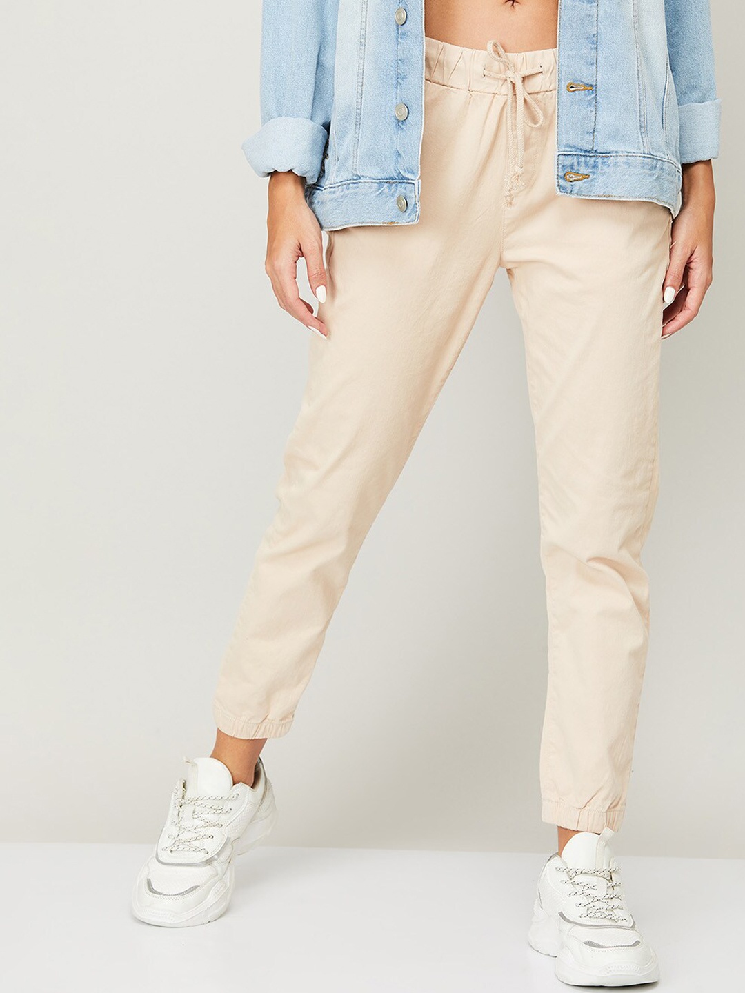 

CODE by Lifestyle Women Beige Trousers