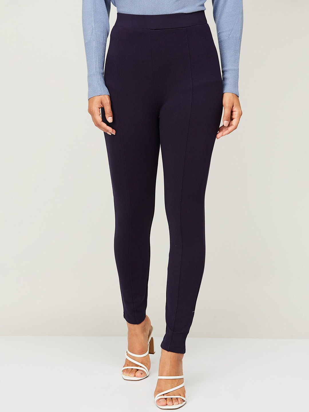 

CODE by Lifestyle Women Navy Blue Trousers