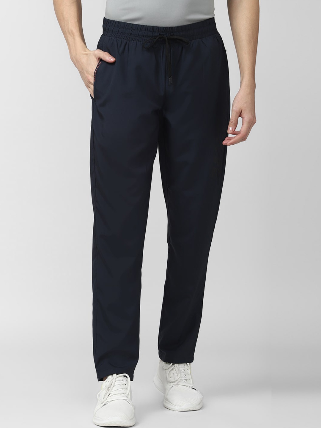 

Peter England Casuals Men Navy Blue Solid Track Pants