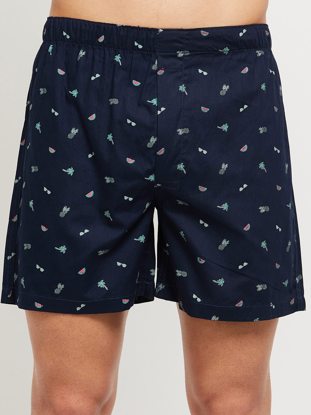 

Max Men Blue Printed Pure Cotton Boxers