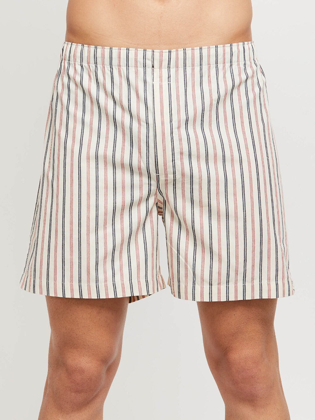 

max Men White Striped Oure Cotton Boxers