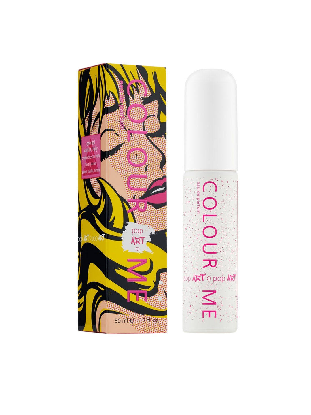 

Colour me Women Femme Pop Art Eau de Parfum 50ML, Transparent