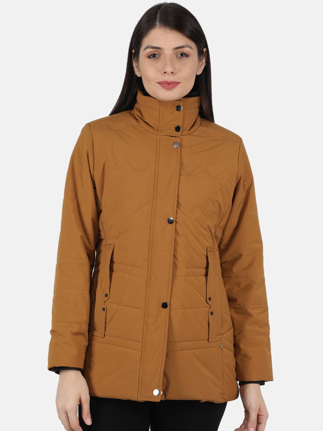 

Monte Carlo Women Mustard Longline Padded Jacket