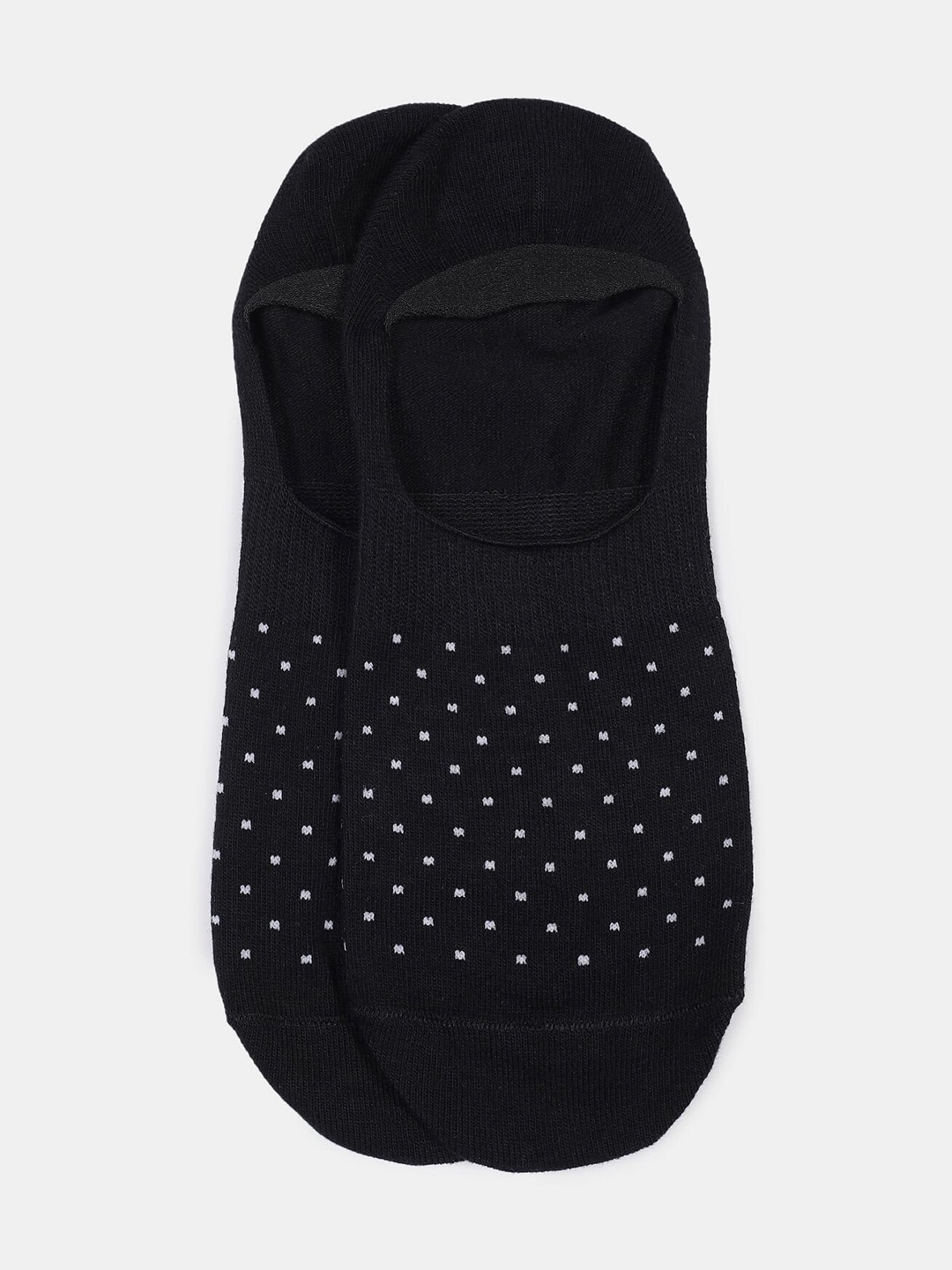 

Arrow Men Black Printed Loafer Socks