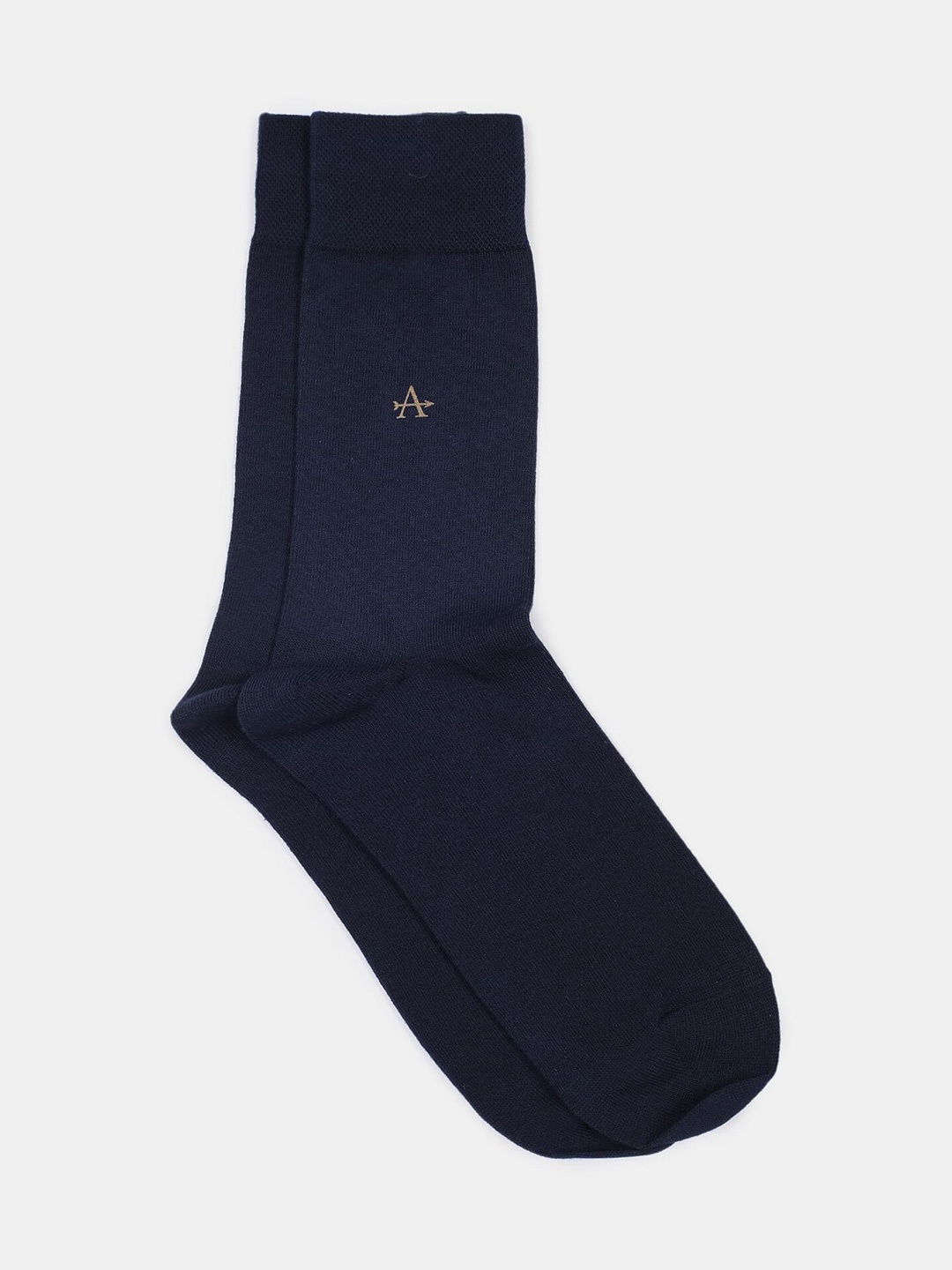

Arrow Men Navy Blue Solid Above Ankle Length Socks