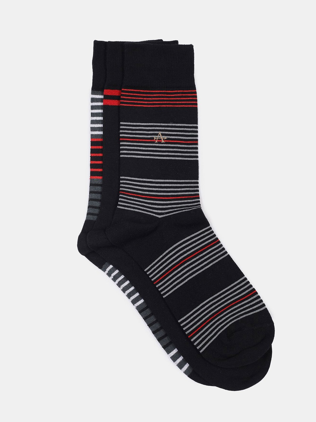 

Arrow Black & White Striped Cotton Anti-Slip Dog Socks