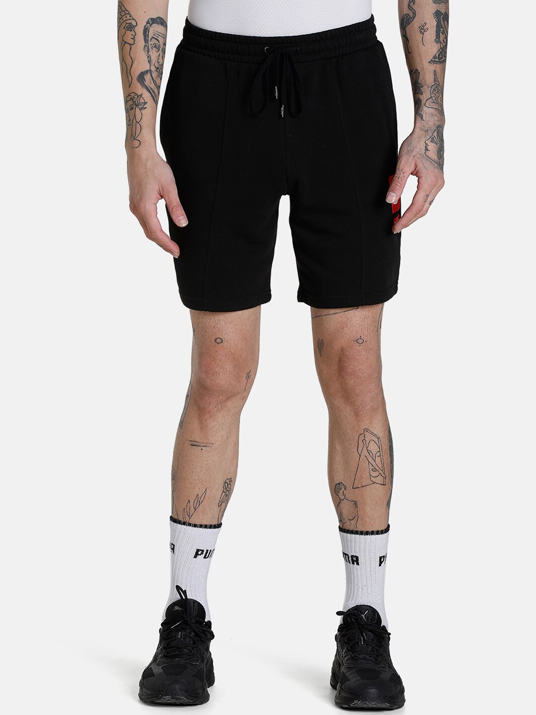 

Puma Men Black Coco Cola Sports Shorts