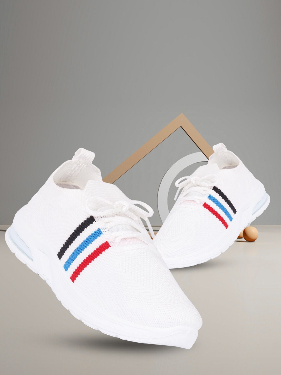 

Longwalk Women White Running Non-Marking Sports Shoes