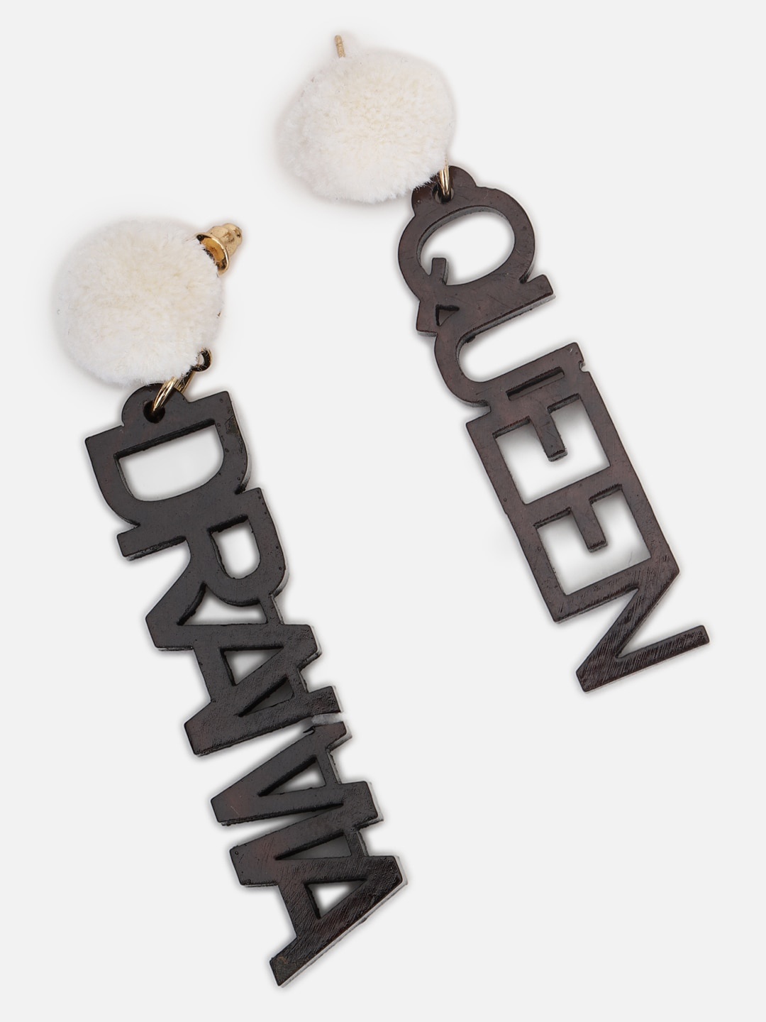 

FOREVER 21 Women Pack Of 2 Black Classic Drop Earrings