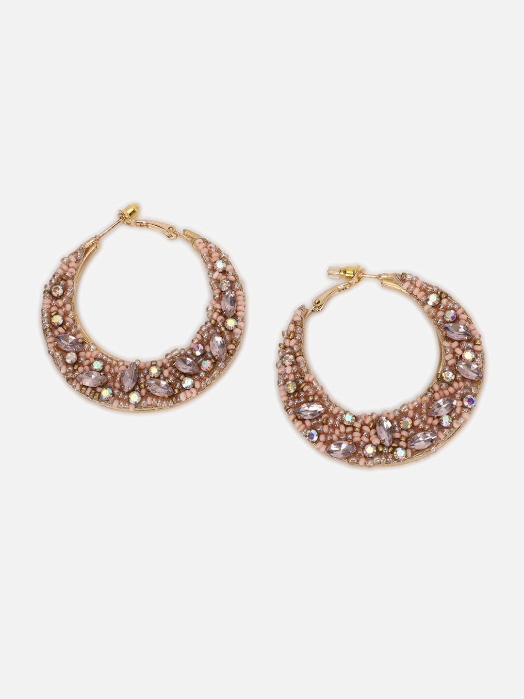 

FOREVER 21 Gold Contemporary Hoop Earrings