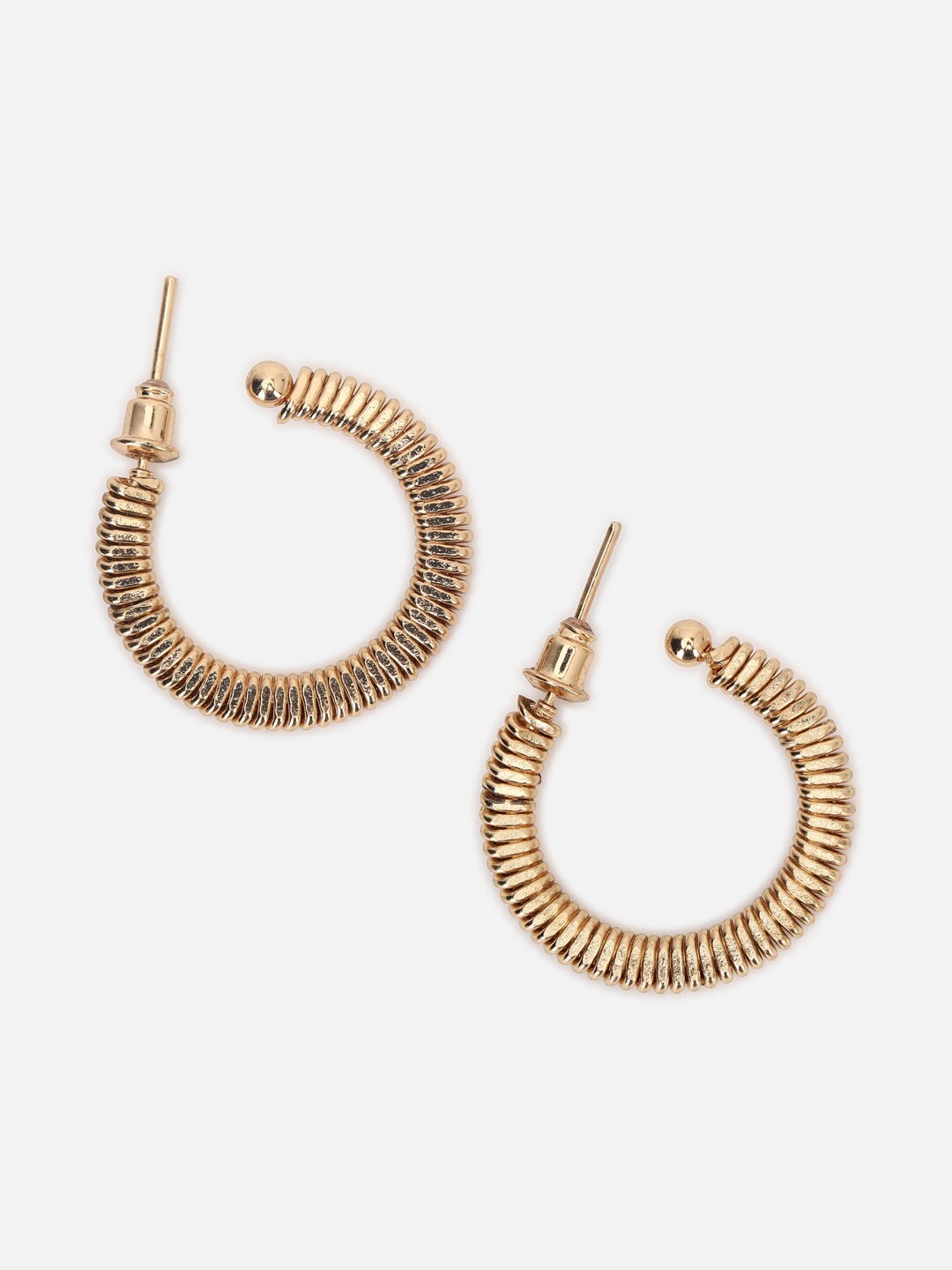 

FOREVER 21 Women Gold-Toned Contemporary Hoop Earrings