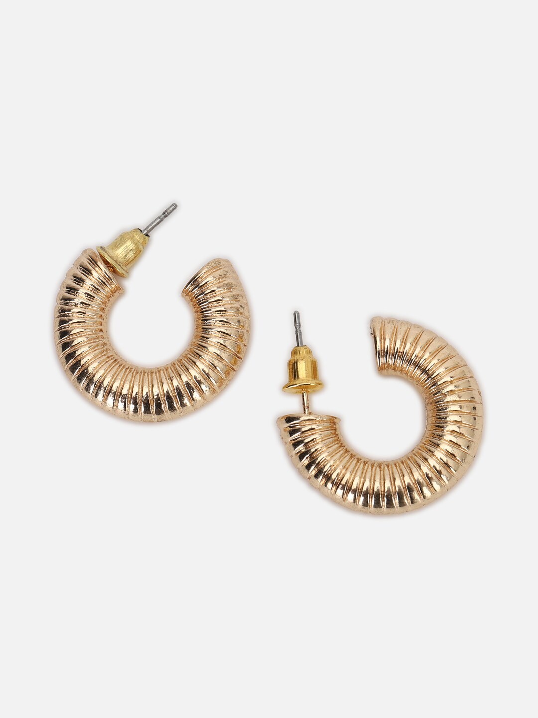 

FOREVER 21 Gold-Toned Contemporary Studs Earrings