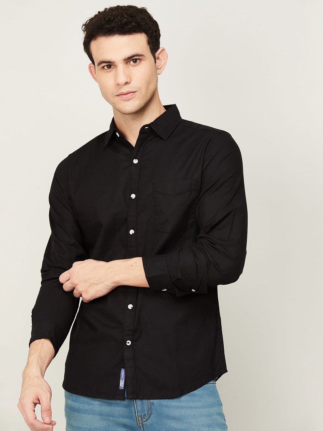 

Fame Forever by Lifestyle Men Black Casual Shirt