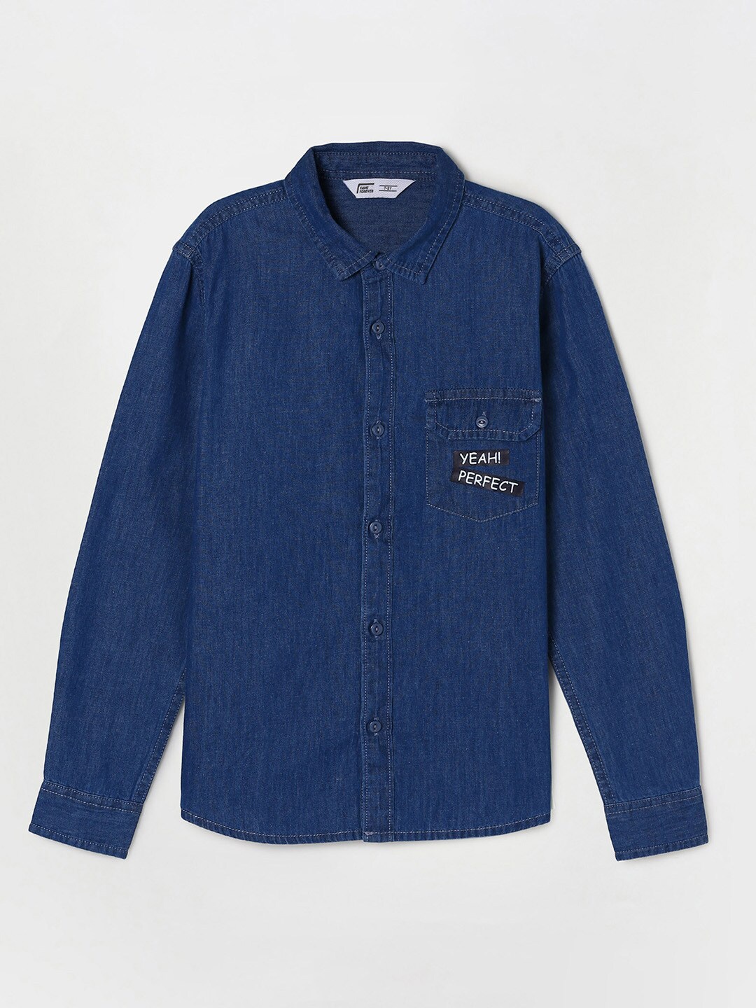

Fame Forever by Lifestyle Boys Blue Casual Shirt