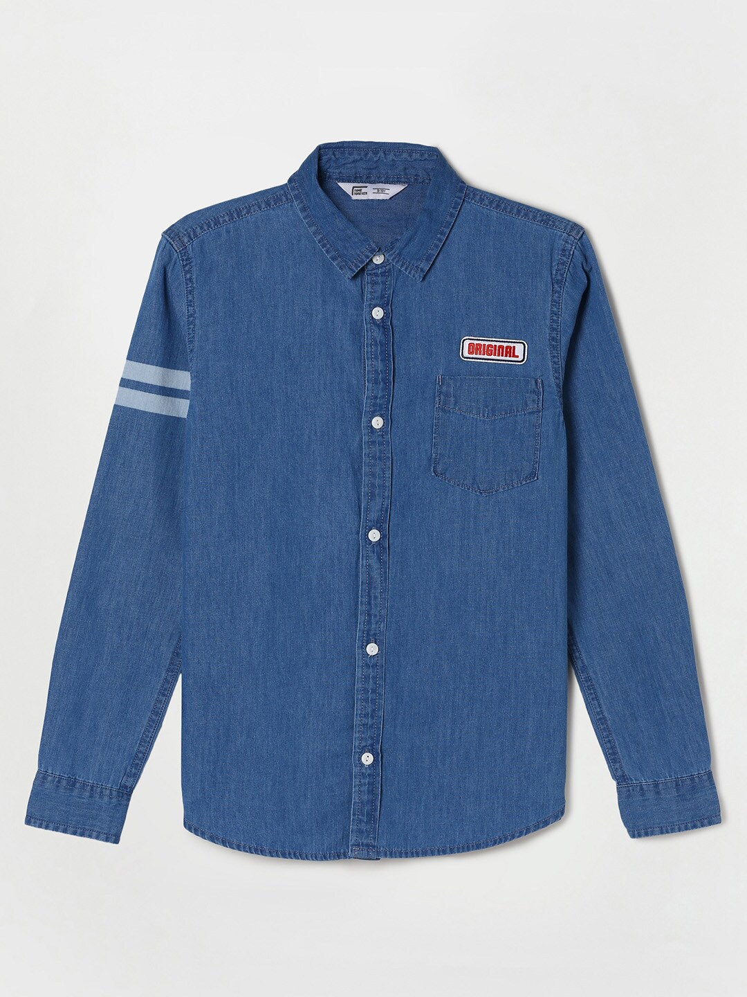 

Fame Forever by Lifestyle Boys Blue Casual Shirt