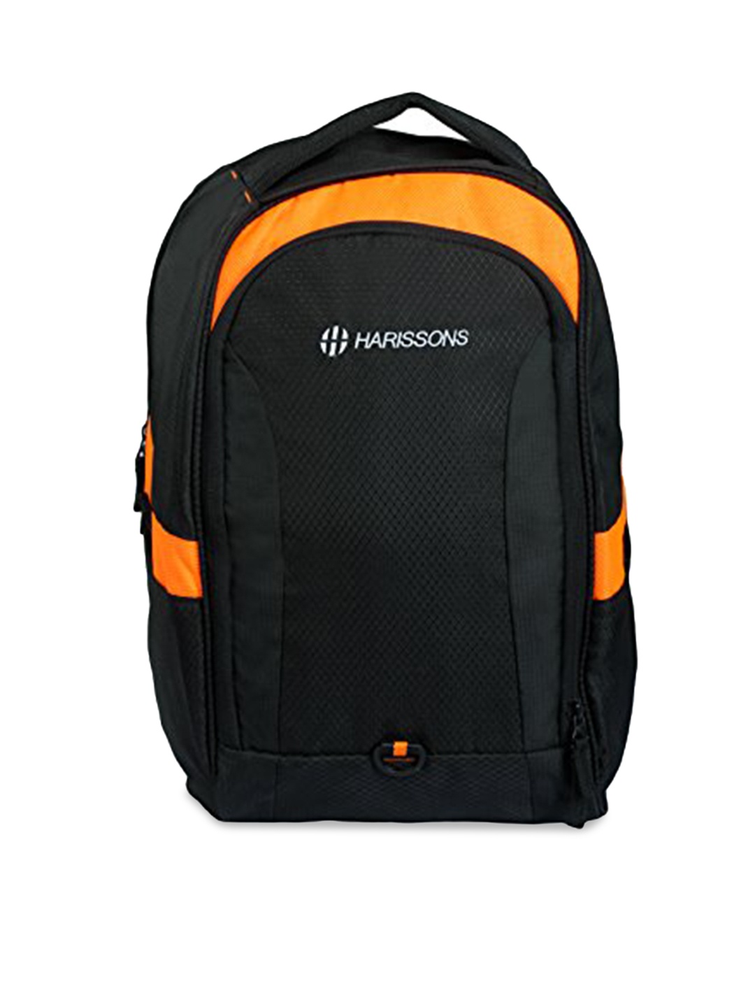 

Harissons Unisex Black & Orange Backpack