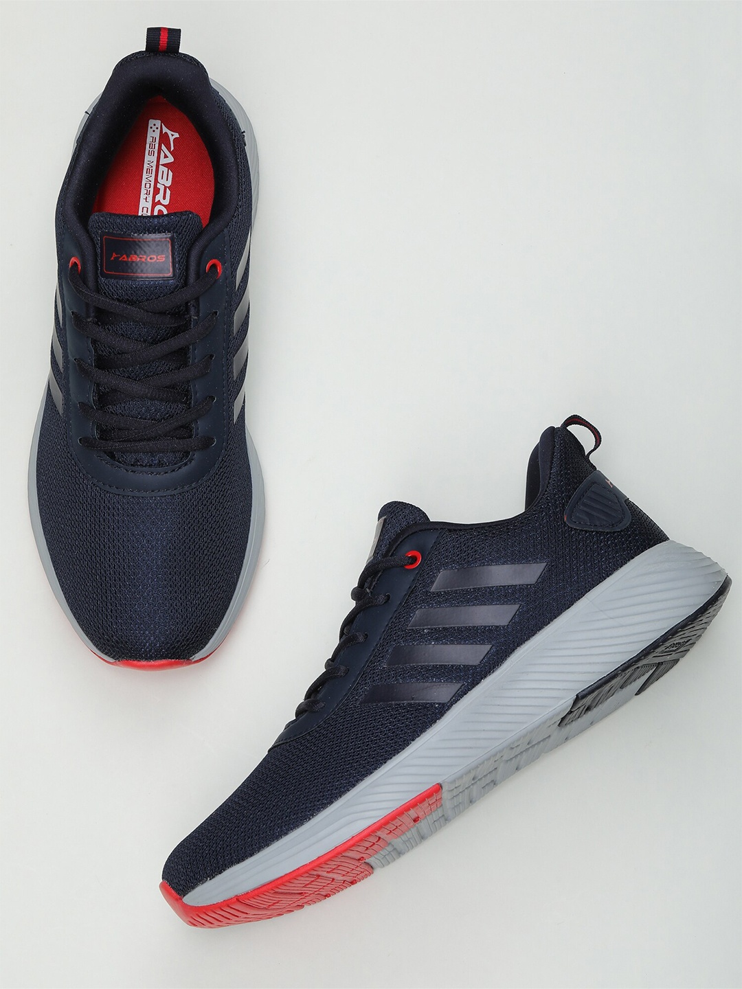 

ABROS Men Prime-N Running Sports Shoes, Navy blue