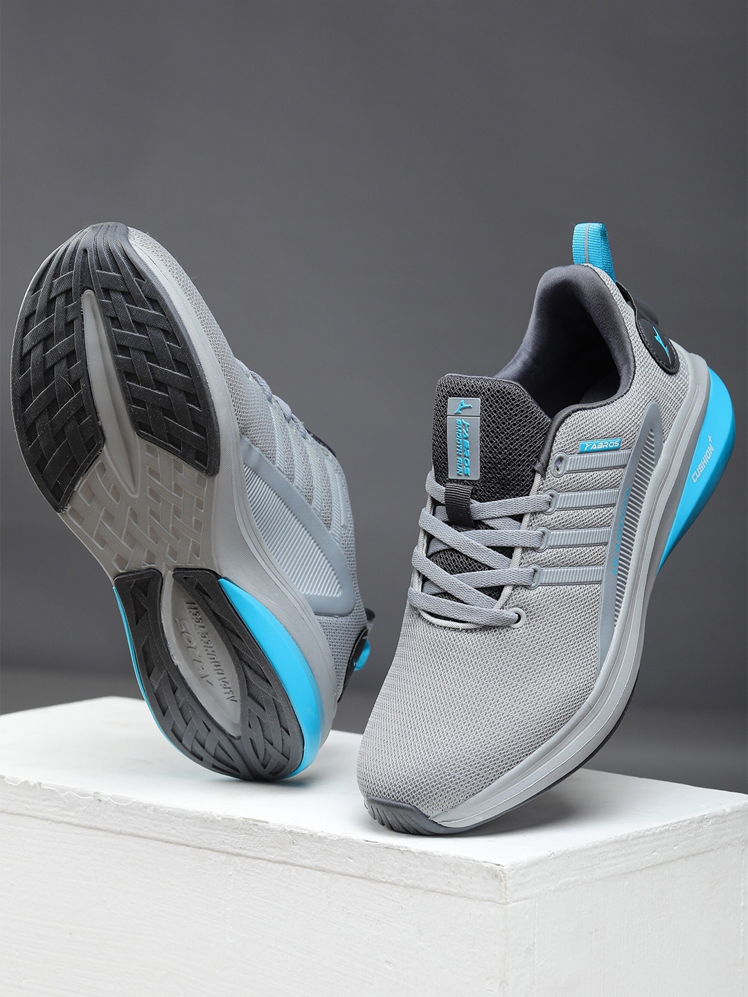 

ABROS Men Aldo-N Running Sports Shoes, Grey