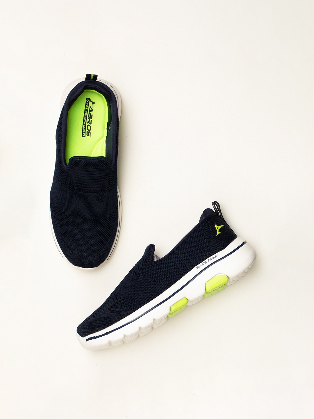 

ABROS Men Coolride Running Sports Shoes, Navy blue