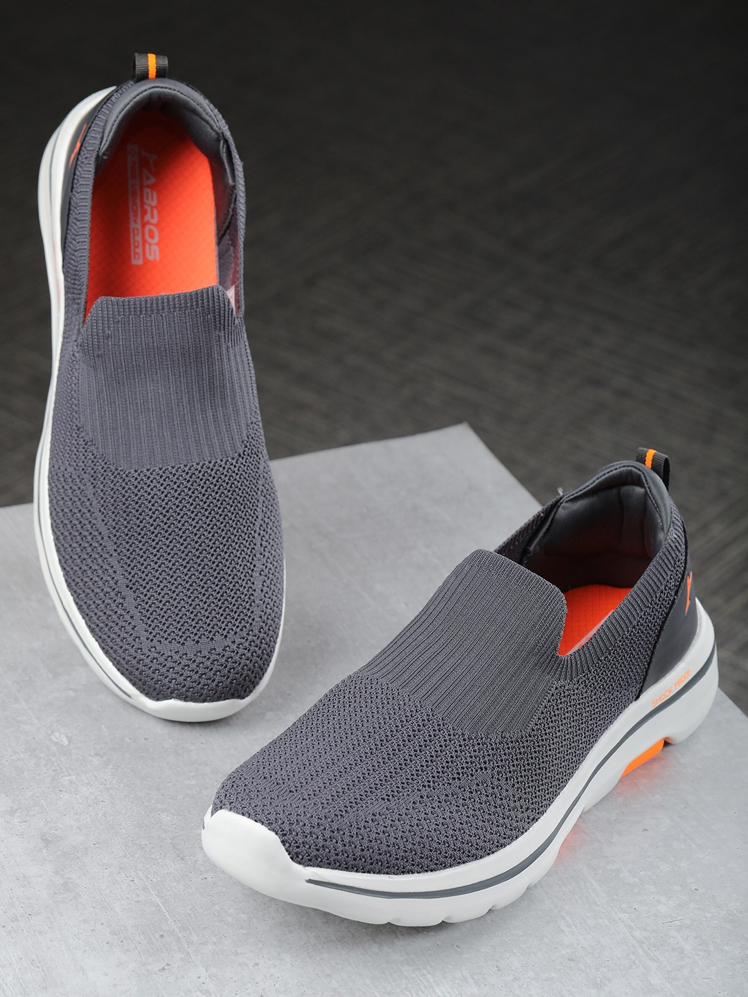 

ABROS Men Grey Mesh Walking Shoes ROMEO-N