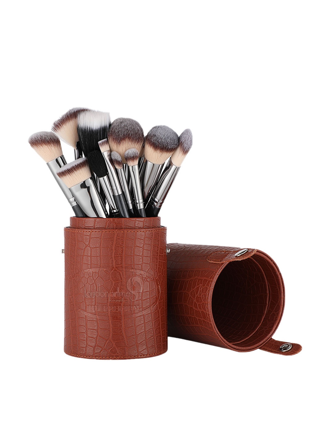 

LONDONPRIME Rust Coloured Cylinder Shaped Brush Holder