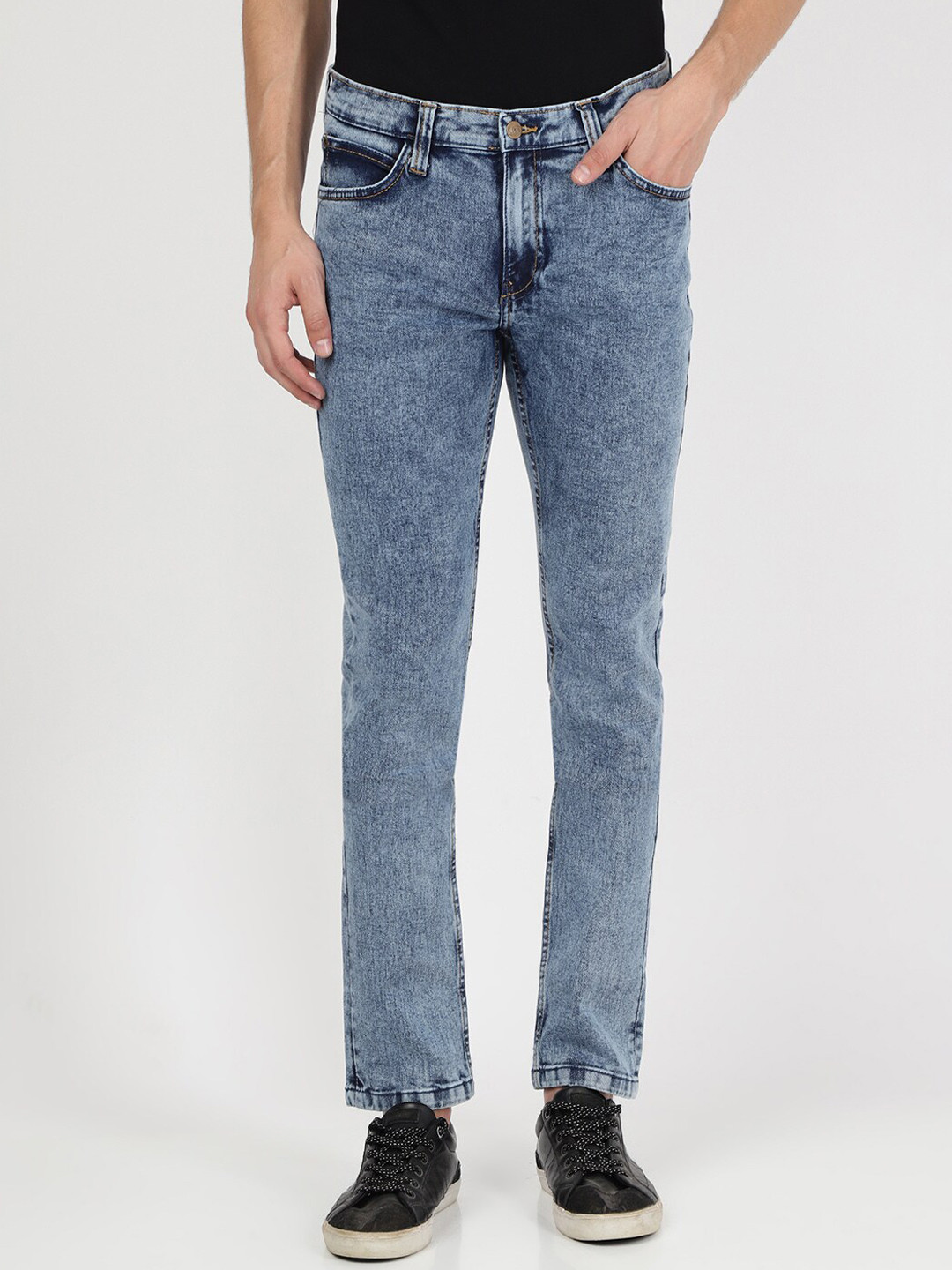 

Lee Men Blue Skinny Fit Heavy Fade Stretchable Jeans