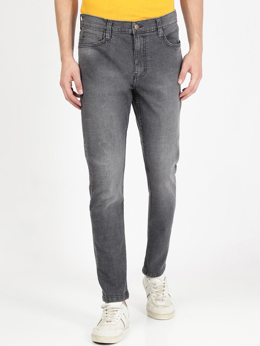 

Lee Men Grey Heavy Fade Stretchable Jeans