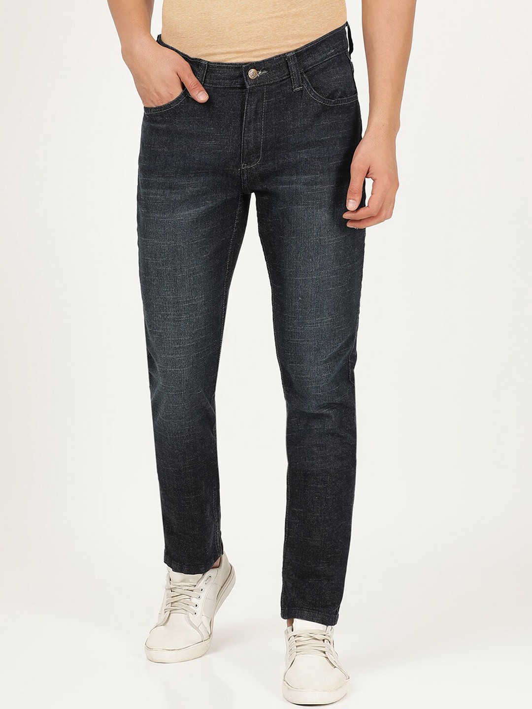 

Lee Men Blue Skinny Fit Low Distress Light Fade Stretchable Jeans