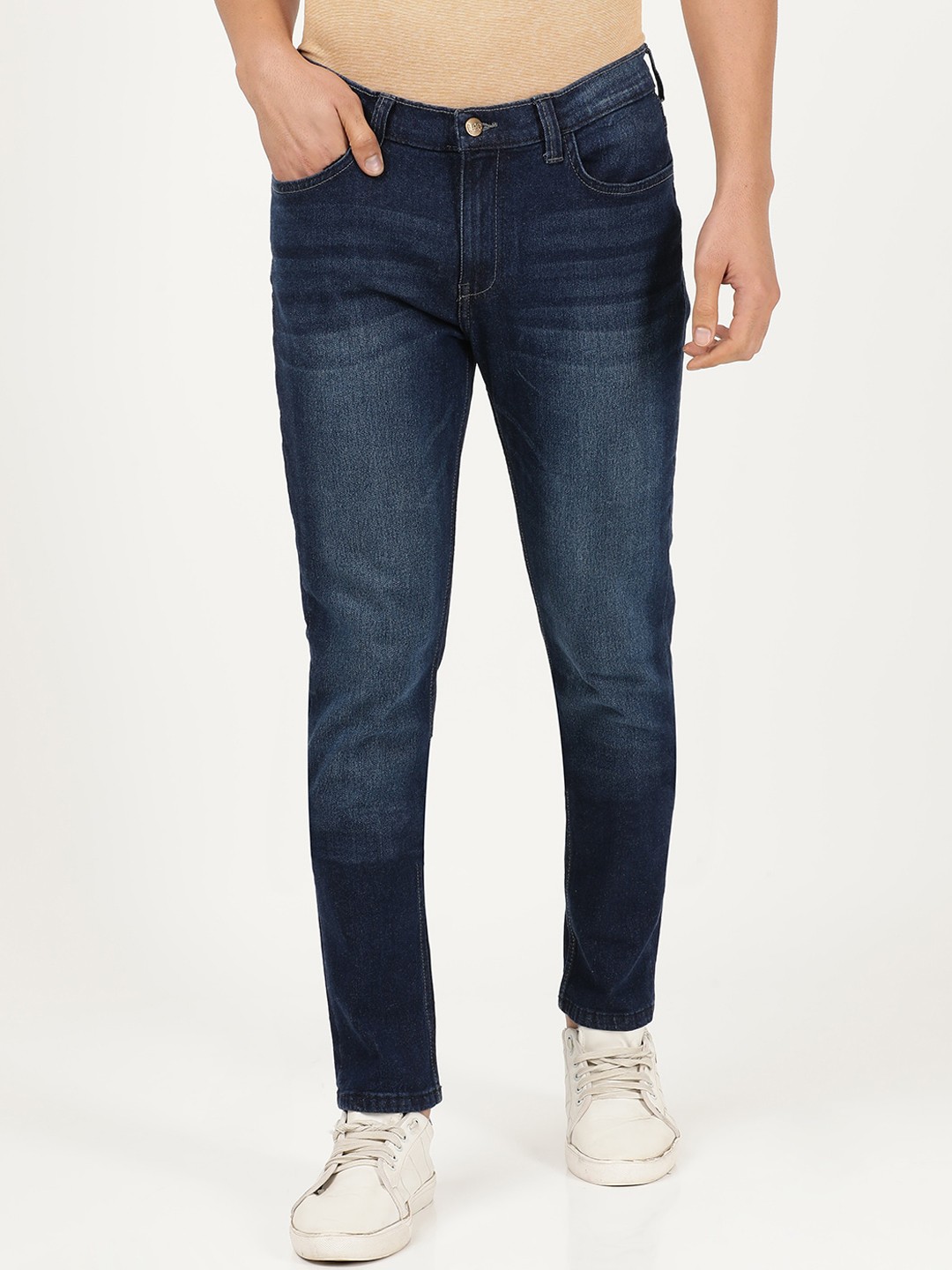 

Lee Men Blue Skinny Fit Heavy Fade Stretchable Jeans