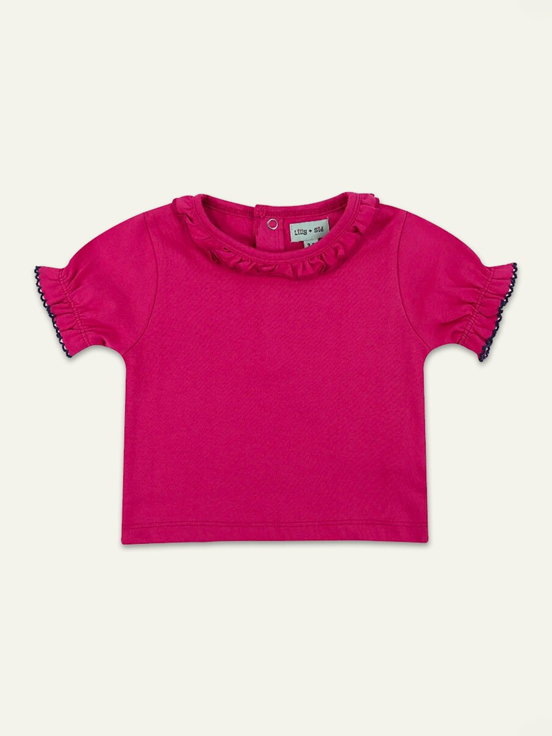 

Lilly and Sid Girls Pink Organic Cotton Top
