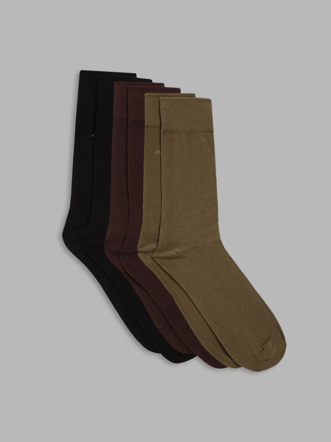 

GANT Men Solid Above Ankle Length Cotton Socks, Brown